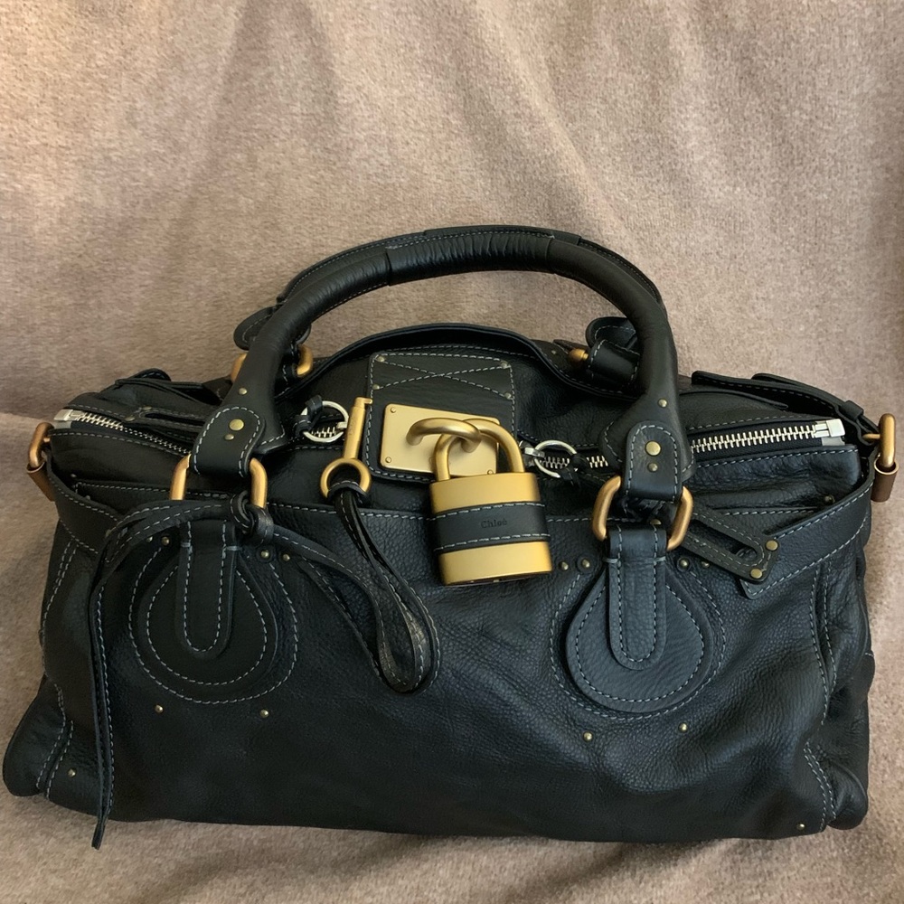 Authentic Chloe Paddington Leather Satchel